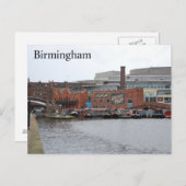 Carte Postale Canaux de Birmingham (Devant / Derrière)