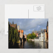 Carte Postale Canaux de Bruges (Devant / Derrière)