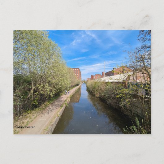 Carte Postale Canaux de Manchester (Devant)