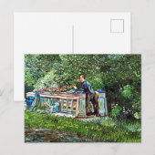 CARTE POSTALE CANAUX ET NAVIRES (Devant / Derrière)