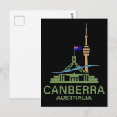 Carte Postale Canberra Australie (Devant / Derrière)