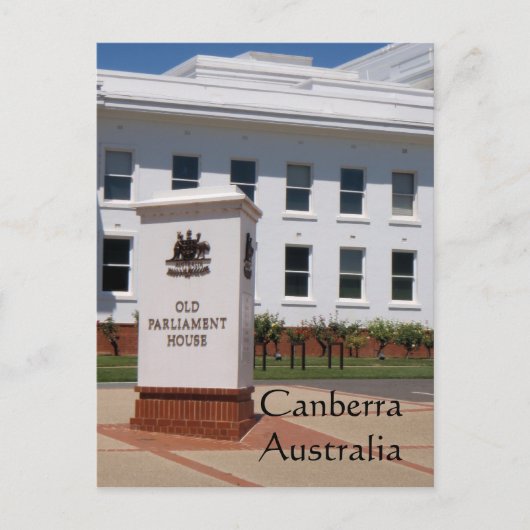 Carte postale Canberra Australie (Devant)