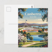 Carte Postale Canberra, Australie (Devant / Derrière)