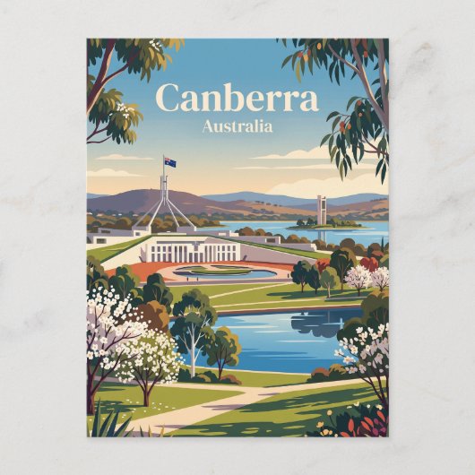 Carte Postale Canberra, Australie (Devant)