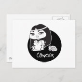 Carte postale cancer (Devant / Derrière)
