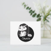 Carte postale cancer (Debout devant)