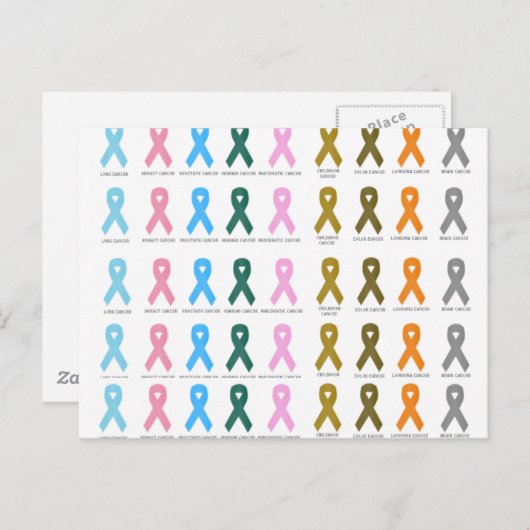 Carte Postale cancer (Devant / Derrière)