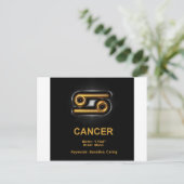 Carte Postale Cancer (Debout devant)