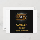 Carte Postale Cancer (Devant / Derrière)