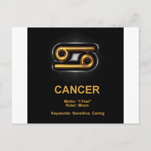 Carte Postale Cancer (Devant)