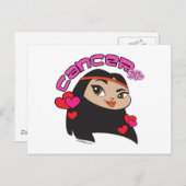 Carte postale cancer (Devant / Derrière)