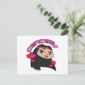 Carte postale cancer (Debout devant)