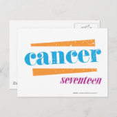 Carte Postale Cancer Aqua (Devant / Derrière)