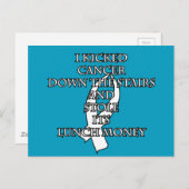 Carte Postale Cancer Bully (Ruban blanc) (Devant / Derrière)