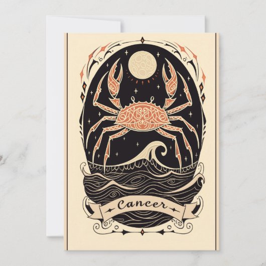 Carte postale - Cancer Celestial Zodiac Art (Devant)