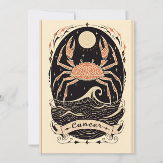 Carte postale - Cancer Celestial Zodiac Art