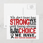 Carte Postale Cancer de la peau : quelle est notre force ? (Devant / Derrière)