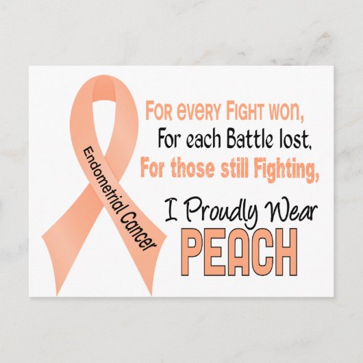 Carte Postale Cancer De L'Endomètre Pour Chaque................. (Devant)