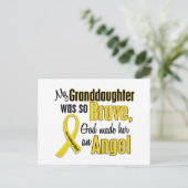 Carte Postale Cancer de l'enfance ANGEL 1 Petite-fille (Debout devant)