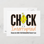 Carte Postale Cancer de l'estomac Chick Interrompu (Devant / Derrière)