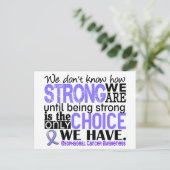 Carte Postale Cancer de l'oesophage : nous sommes forts (Debout devant)