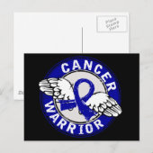 Carte Postale Cancer du côlon 14C du guerrier (Devant / Derrière)