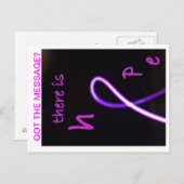 Carte postale CANCER DU SEIN (Devant / Derrière)