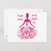 Carte Postale cancer du sein (Devant / Derrière)