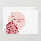 Carte Postale cancer du sein (Devant / Derrière)