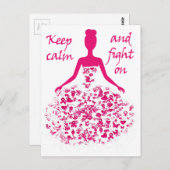 Carte Postale cancer du sein (Devant / Derrière)