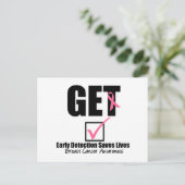 Carte Postale Cancer du sein - Vérifier v2 (Debout devant)