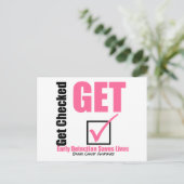 Carte Postale Cancer du sein - Vérifier v3 (Debout devant)