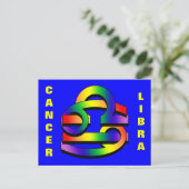 Carte Postale Cancer & Libra GLBT (Debout devant)