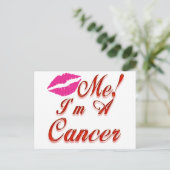 Carte Postale cancer m'embrasser zodiaque (Debout devant)