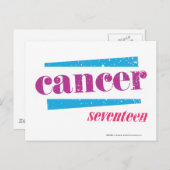 Carte Postale Cancer pourpre (Devant / Derrière)