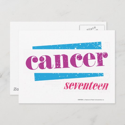 Carte Postale Cancer pourpre (Devant / Derrière)