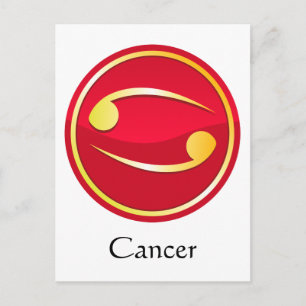 Carte Postale Cancer - Signes zodiaques