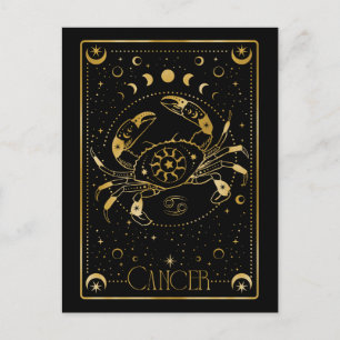 Carte Postale Cancer zodiac