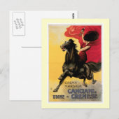 Carte Postale Canciani & Crème Vin Vintage et art (Devant / Derrière)