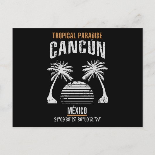 Carte Postale Cancún (Devant)