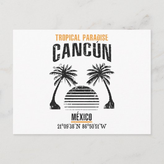 Carte Postale Cancún (Devant)