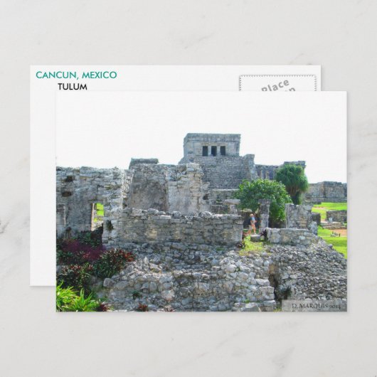 CARTE POSTALE CANCUN #12 POSTCARD (Devant / Derrière)