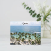 Carte postale Cancun Caribbean Ocean Vacances (Debout devant)