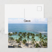 Carte postale Cancun Caribbean Ocean Vacances (Devant / Derrière)