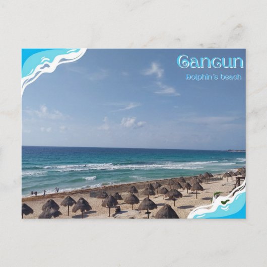 Carte Postale Cancun-Dolphin´s Beach (Devant)