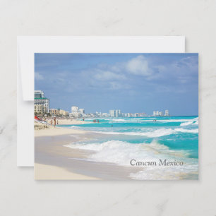 Carte postale Cancun Mexico Beach