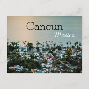 Carte Postale Cancun Mexique Skyline photos sur le toit