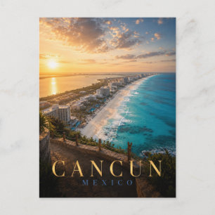 Carte Postale Cancun Mexique Zone Hôtelière REALMS