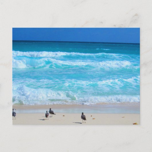 CARTE POSTALE CANCUN OCÉAN #2 (Devant)