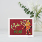 Carte Postale Cande Kid Pear Crate Label Medford, OU (Debout devant)